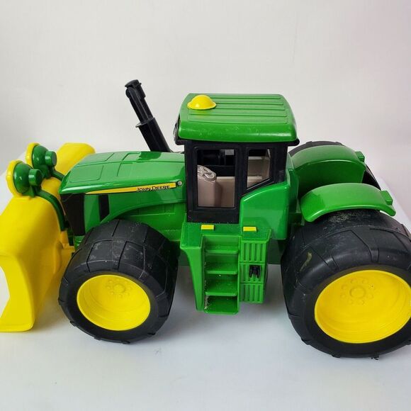 John Deere Other - John Deere Green Collectible Plastic Toy‎ Tractor with Yellow Plow